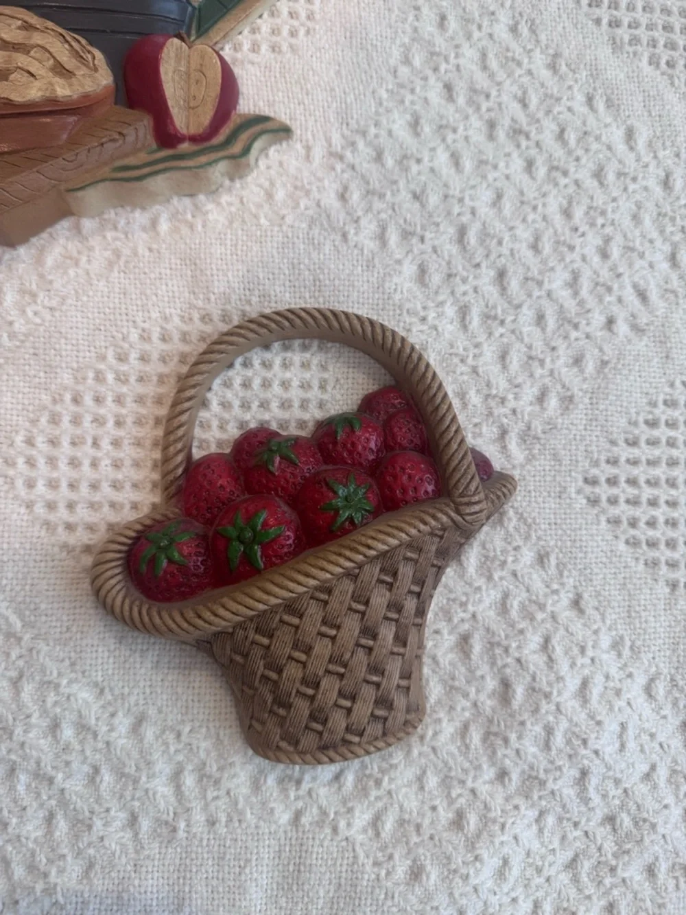 Vintage 80s/90s Homco Burwood Kitchen Wall Plaques Set of 5 Cottagecore Farm